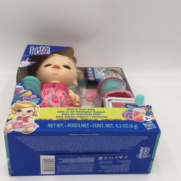 Baby Alive Strawberry Shake Magical Mixer Interactive Baby Doll with Ble… - Picture 11 of 12